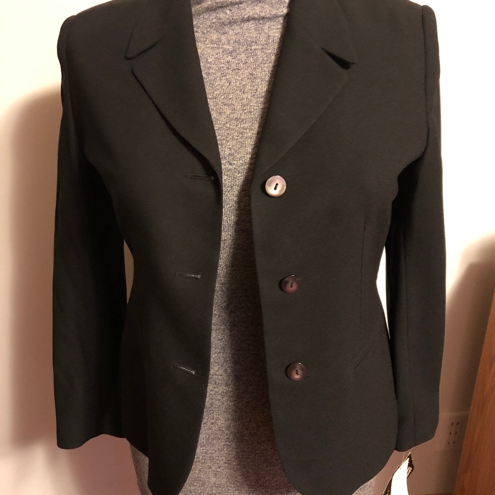 NWT Kasper Black Blazer (petite 10)